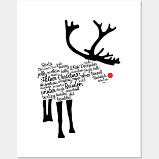 Rudolph Typography Posters and Art